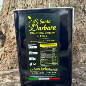 lattina 3 litri azienda santa barbara olio extra vergine di oliva